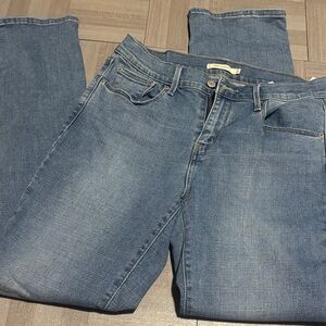 Levi's Women's Straight Leg Jeans in Light Blue